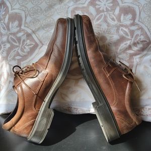 Men's Ecco Helinski Shoes in Cocoa Brown